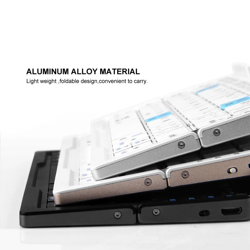 BOW FOLIO AIR - Mini Folding Bluetooth Keyboard (3 Devices)