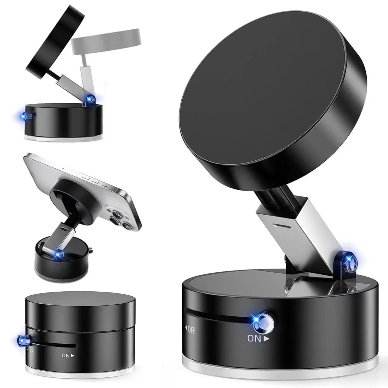 TORQGRIP PRO - Magnetic Vacuum Suction Car Phone Holder