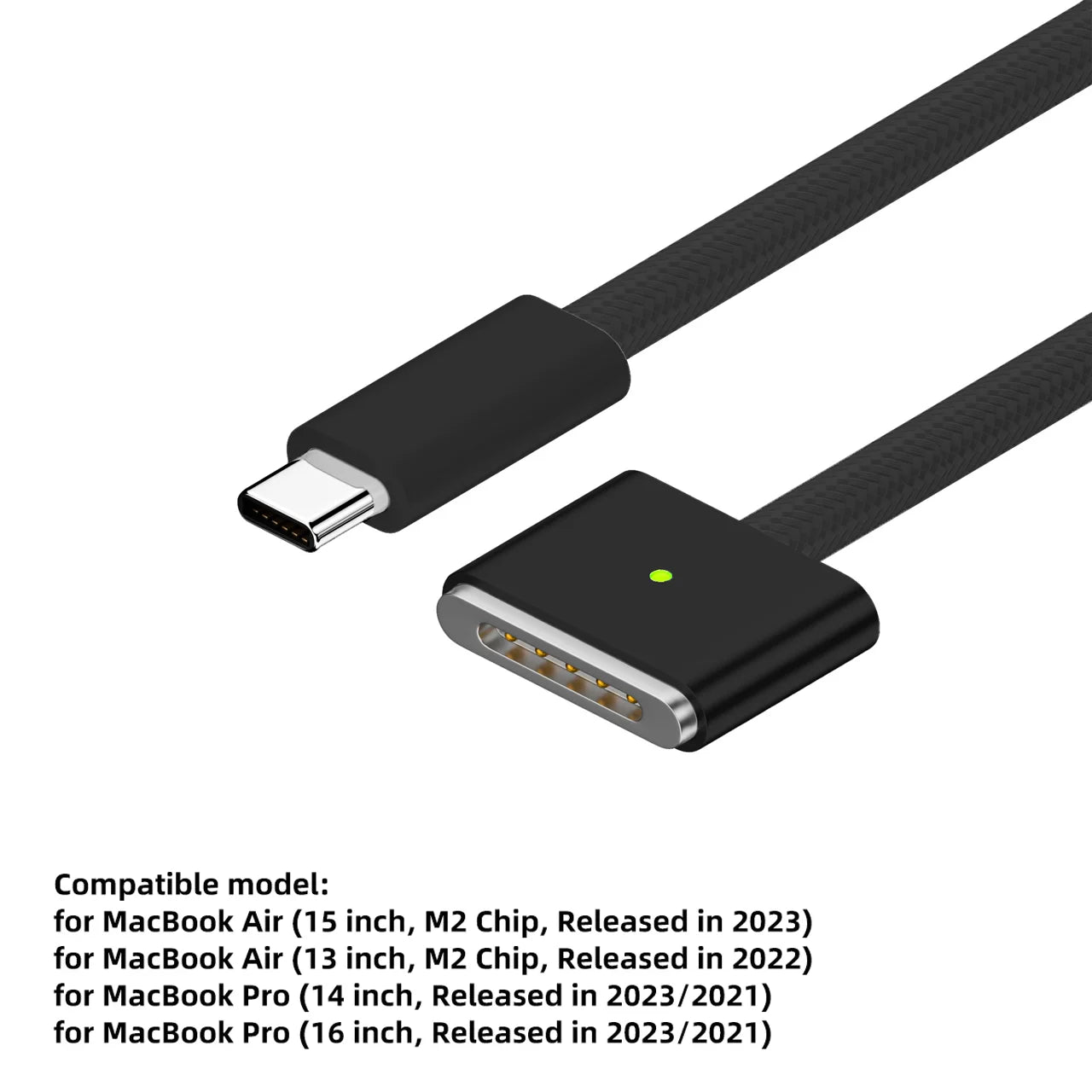 DRIVISION MAGLINK 140W - Magnetic Magsafe 3 Charging Cable for MacBook Pro