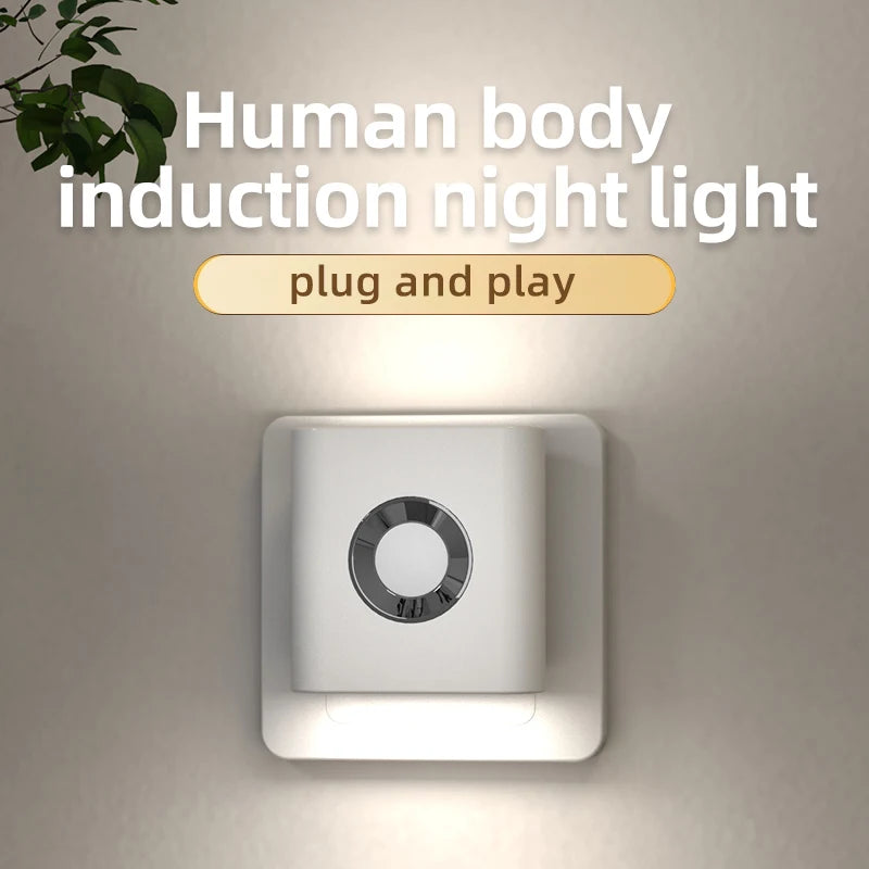 Motion Sensor LED Night Light - USB-C Rechargeable for Indoor Use