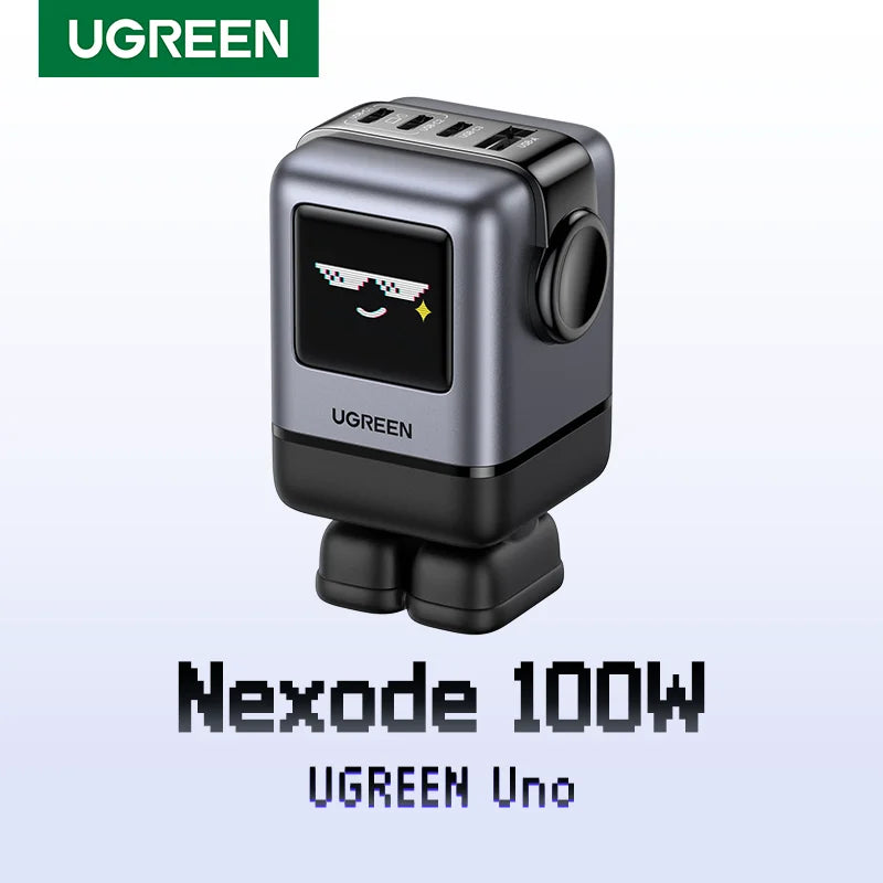 UGREEN UNO 100W - GaN Robot Fast Charger (UK, CE Certified)