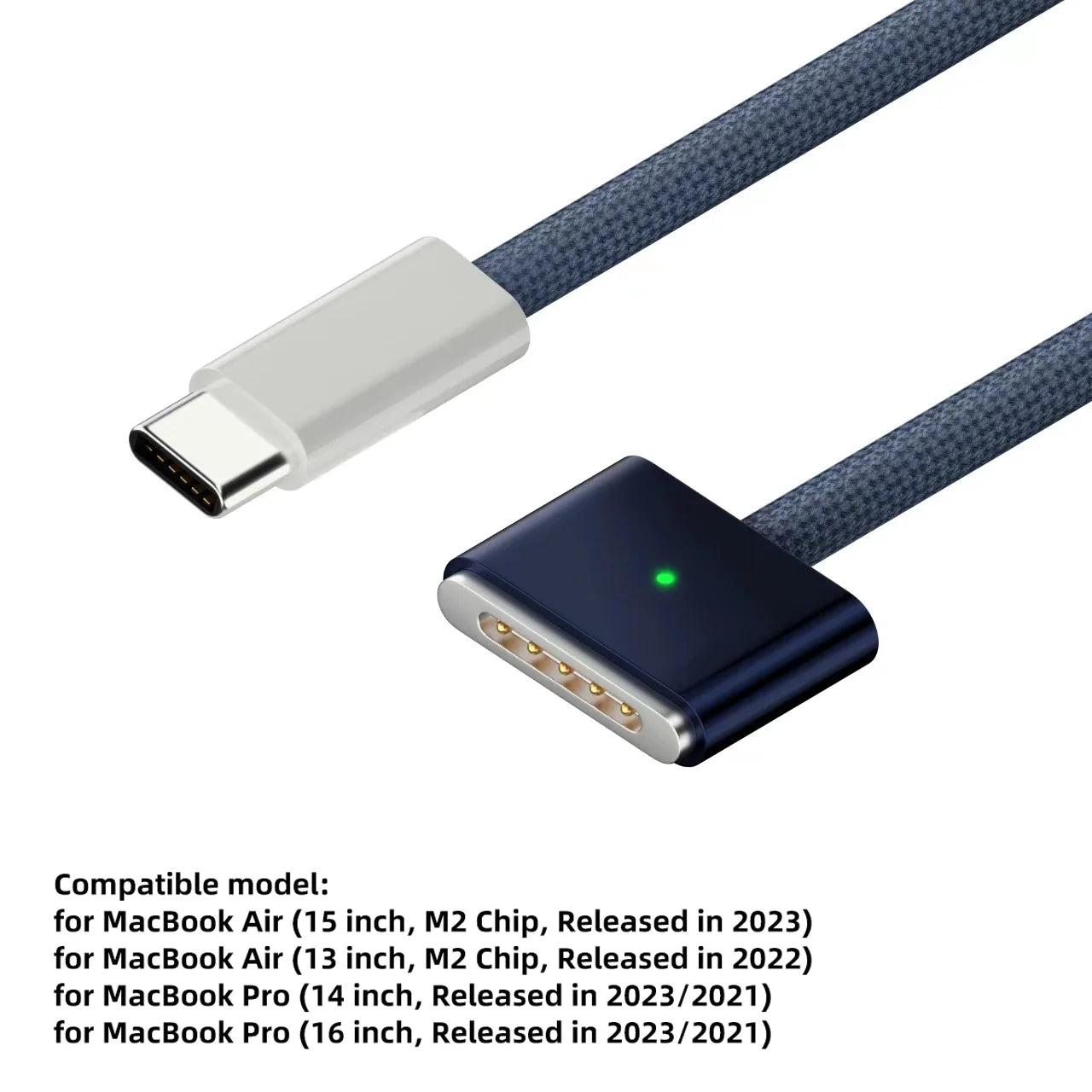 DRIVISION MAGLINK 140W - Magnetic Magsafe 3 Charging Cable for MacBook Pro