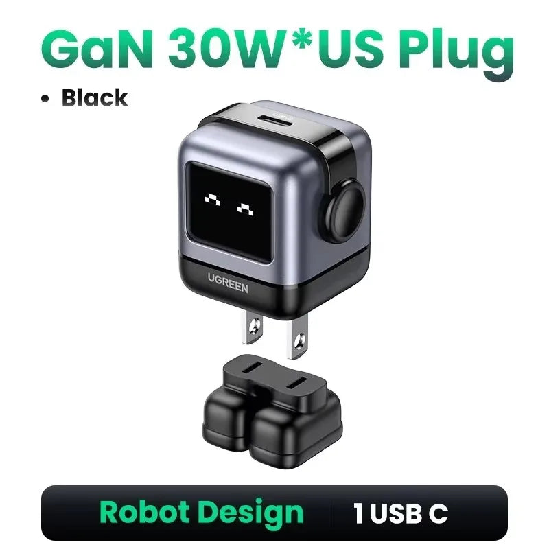 UGREEN UNO 100W - GaN Robot Fast Charger (UK, CE Certified)